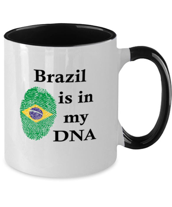 Brazil is in my DNA, Brazilian Coffee Mug, Gift for Brazilian