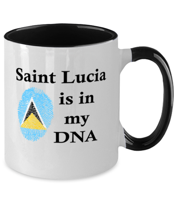 Saint Lucia is in my DNA, Saint Lucian Coffee Mug, Gift for Saint Lucian