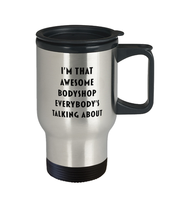 I'm that Awesome Bodyshop, Funny, Cheap, Inappropriate, Gift for, blue Two-Tone, Bodyshop Coffee Mug