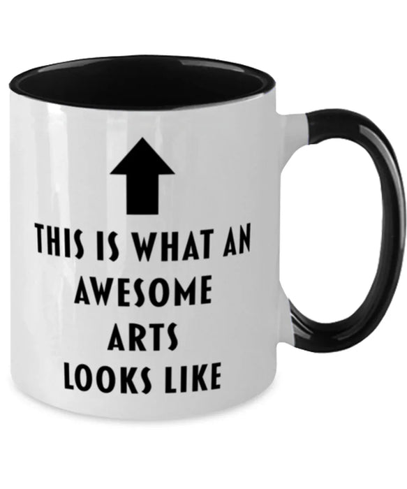 This is What an Awesome Arts, Funny, Cheap, Inappropriate, Gift for, Black Two-Tone, Arts Coffee Mug