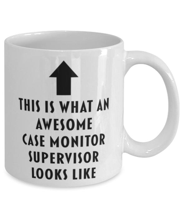 This is What an Awesome Case Monitor Supervisor Looks Like Coffee Mug, Funny, Cheap, Inappropriate, Gift for, Mug