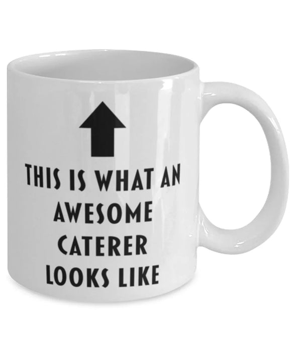 This is What an Awesome Caterer Looks Like Coffee Mug, Funny, Cheap, Inappropriate, Gift for, Mug