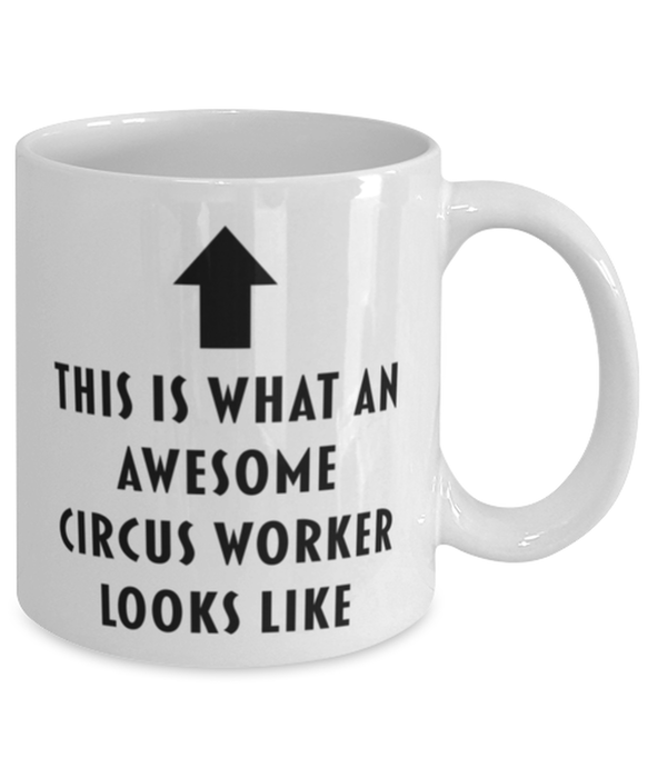 This is What an Awesome Circus Worker Looks Like Coffee Mug, Funny, Cheap, Inappropriate, Gift for, Mug