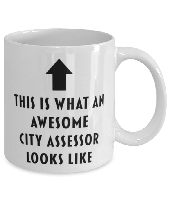 This is What an Awesome City Assessor Looks Like Coffee Mug, Funny, Cheap, Inappropriate, Gift for, Mug