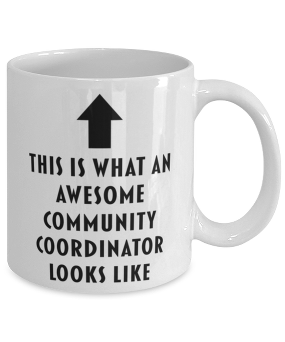 This is What an Awesome Community Coordinator Looks Like Coffee Mug, Funny, Cheap, Inappropriate, Gift for, Mug