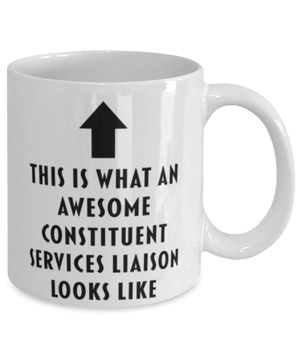 This is What an Awesome Constituent Services Liaison Looks Like Coffee Mug, Funny, Cheap, Inappropriate, Gift for, Mug
