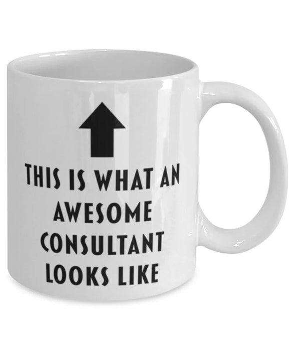 This is What an Awesome Consultant Looks Like Coffee Mug, Funny, Cheap, Inappropriate, Gift for, Mug