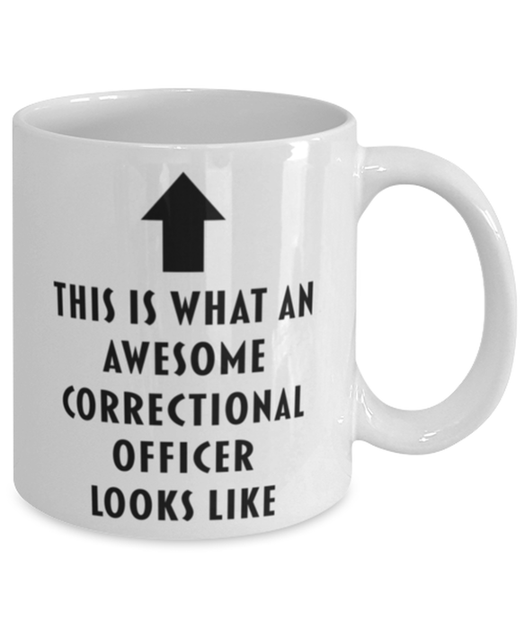 This is What an Awesome Correctional Officer Looks Like Coffee Mug, Funny, Cheap, Inappropriate, Gift for, Mug