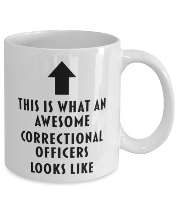 This is What an Awesome Correctional Officers Looks Like Coffee Mug, Funny, Cheap, Inappropriate, Gift for, Mug