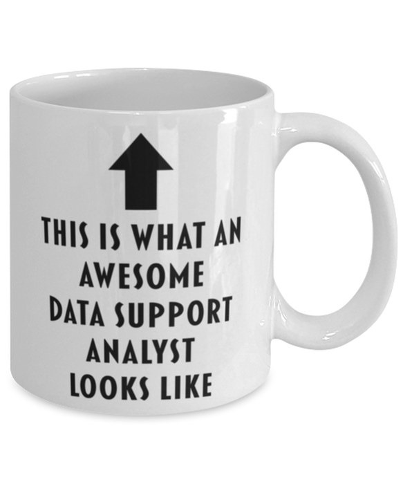 This is What an Awesome Data Support Analyst Looks Like Coffee Mug, Funny, Cheap, Inappropriate, Gift for, Mug