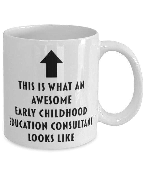 This is What an Awesome Early Childhood Education Consultant Looks Like Coffee Mug, Funny, Cheap, Inappropriate, Gift for, Mug