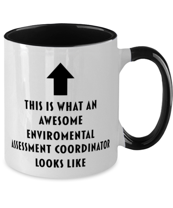 This is What an Awesome Enviromental Assessment Coordinator, Funny, Cheap, Inappropriate, Gift for, Black Two-Tone, Enviromental Assessment Coordinator Coffee Mug