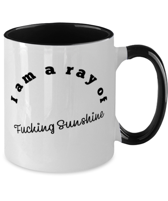 And Here We Fucking Go Again Mug, Funny Mugs, Friend Gifts, Colleague Mug, Companion Gift, Surprise Gift, Workmate Mug, Birthday Gift, Black Two-Tone