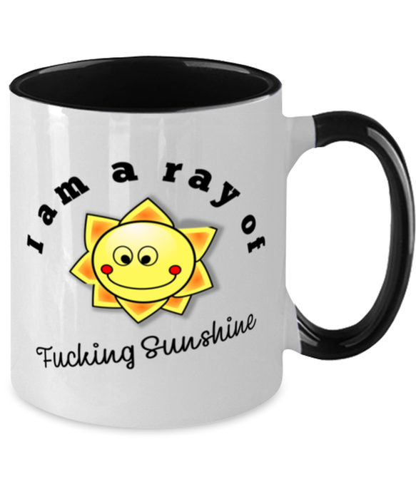 And Here We Fucking Go Again Mug, Funny Mugs, Friend Gifts, Colleague Mug, Companion Gift, Surprise Gift, Workmate Mug, Birthday Gift, Black Two-Tone