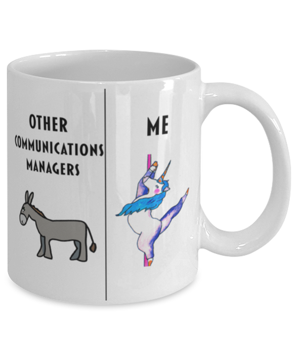 Funny Communications Manager Coffee Mug, Gift for Communications Manager, Unicorn Other Communications Manager Me, Gag Gift for Communications Manager, Unique Gift for Communications Manager, Cheap Communications Manager Gift, White Mug