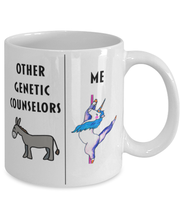 Funny Genetic Counselor Coffee Mug, Gift for Genetic Counselor, Unicorn Other Genetic Counselor Me, Gag Gift for Genetic Counselor, Unique Gift for Genetic Counselor, Cheap Genetic Counselor Gift, White Mug