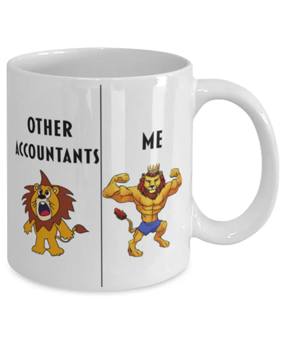 Funny Accountant Coffee Mug, Gift for Accountant, Lion Other Accountant Me, Gag Gift for Accountant, Unique Gift for Accountant, Cheap Accountant Gift, Father's Day, Christmas, Birthday