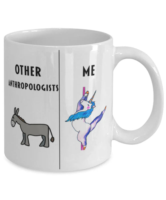 Funny Anthropologist Coffee Mug, Gift for Anthropologist, Gag Gift for Anthropologist, Unique Gift for Anthropologist, Cheap Anthropologist Gift, Donkey Unicorn Mug