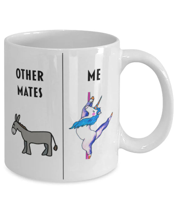 Funny Mate Coffee Mug, Gift for Mate, Gag Gift for Mate, Unique Gift for Mate, Cheap Mate Gift, Donkey Unicorn Mug