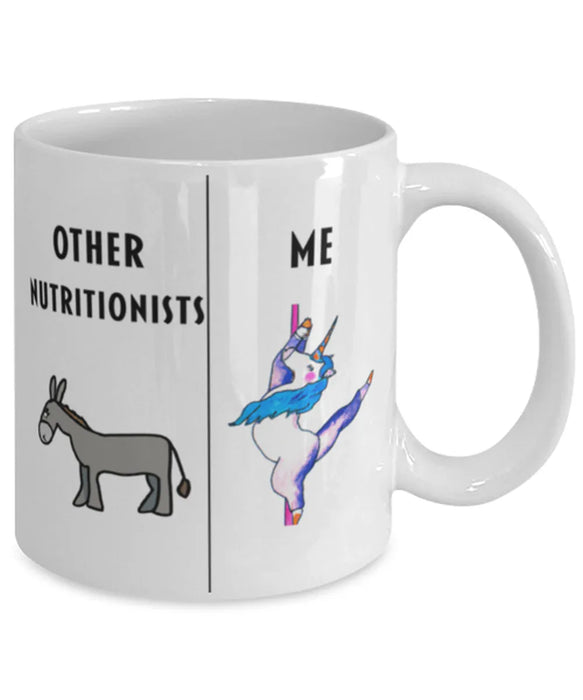 Funny Nutritionist Coffee Mug, Gift for Nutritionist, Gag Gift for Nutritionist, Unique Gift for Nutritionist, Cheap Nutritionist Gift, Donkey Unicorn Mug
