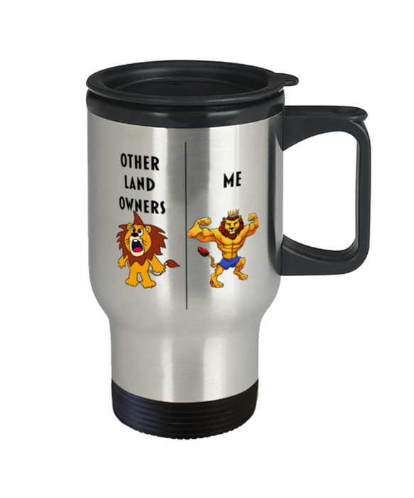 Gift for Landowner,Funny Landowner Travel Mug, Gag Gift for Landowner, Unique Gift for Landowner, Cheap, Perfect, Amazing, Awesome Lion Coffee Mug