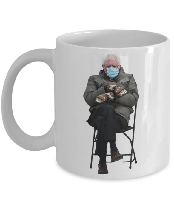 Bernie Sanders Mug, Coffee Cup, Inauguration, Democrat Glass, Socialist, Socialism