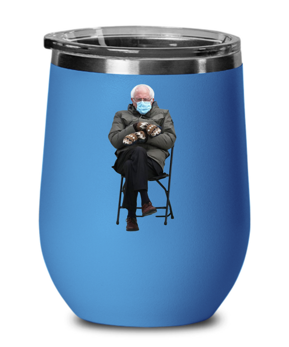 Bernie Sanders Wine Glass, Tumbler, Cup, Inauguration, Democrat Glass, Socialist, Socialism