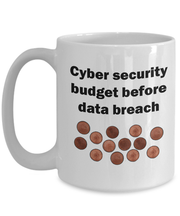 Funny Cybersecurity Gift, Gift for Cyber Security Architect, Cybersecurity Manager, Engineer, Security Analyst, IT Security Auditor, Coffee Mug