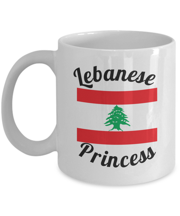 Lebanon Coffee Mug, Lebanese Gift - Lebanese Princess Coffee Mug