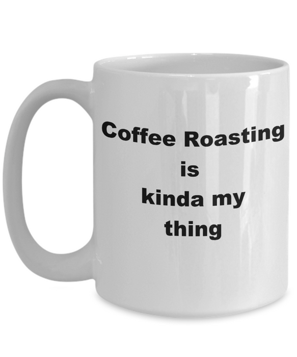 Coffee Roasting Mug | Coffee Roaster Mug | Coffee Roaster Coffee Cup - White