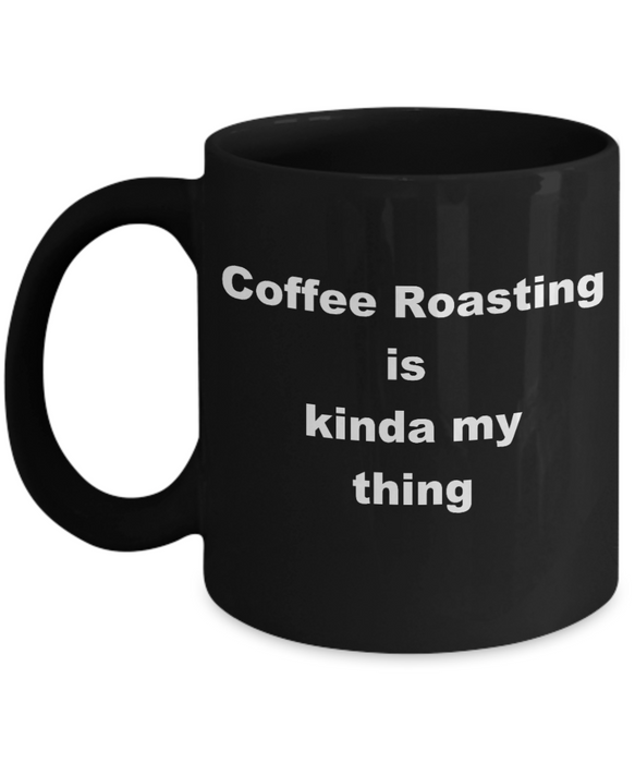 Coffee Roasting Mug | Coffee Roaster Mug | Coffee Roaster Coffee Cup - Black