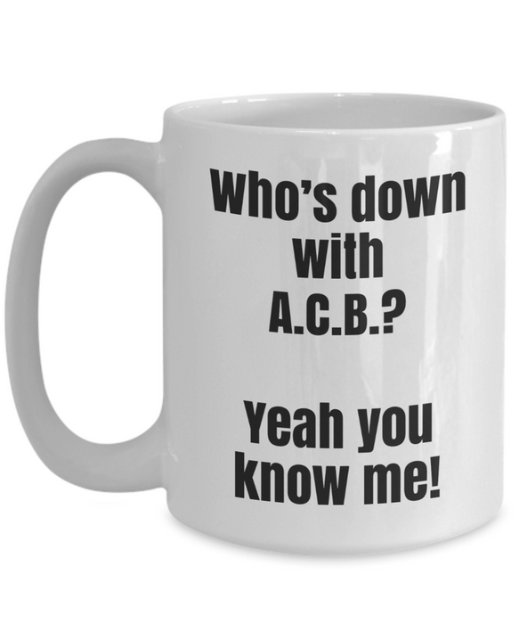 Amy Coney Barrett Mug, ACB Coffee Mug, Trump, Republican, 2020 Election, Supreme Court, Barret