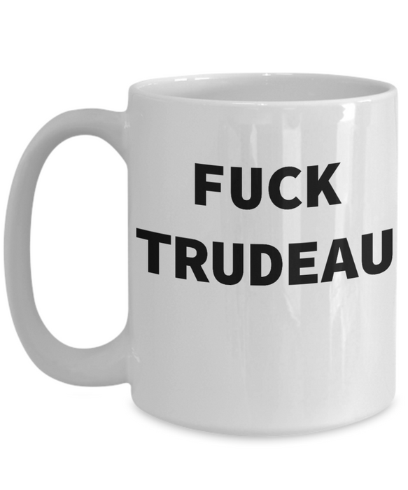 Fuck Trudeau Coffee Mug, Gift for Canadian, Conservative Party, Libertarian, Canada, Truckers