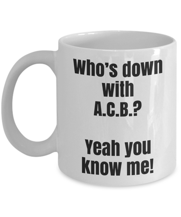 Amy Coney Barrett Mug, ACB Coffee Mug, Trump, Republican, 2020 Election, Supreme Court, Barret