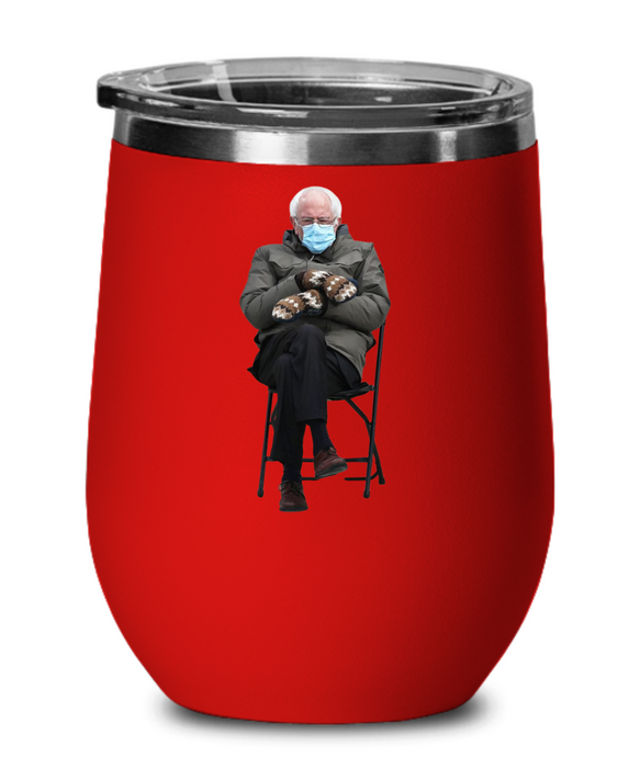 Bernie Sanders Wine Glass, Tumbler, Cup, Inauguration, Democrat Glass, Socialist, Socialism