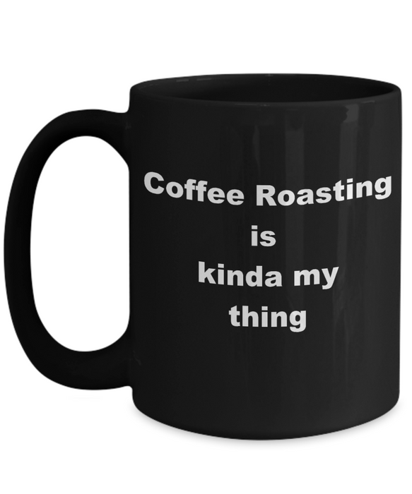 Coffee Roasting Mug | Coffee Roaster Mug | Coffee Roaster Coffee Cup - Black