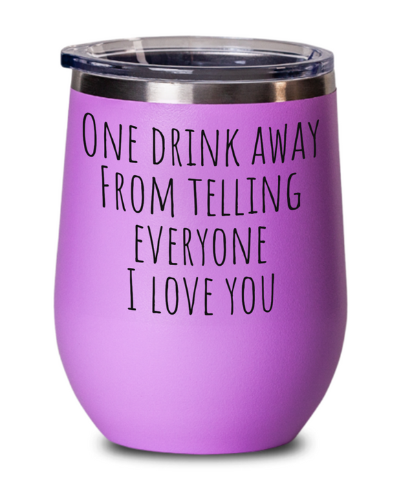 Funny Wine Glass, Funny Wine Tumbler, Birthday, Christmas, Sister, Mother, Daughter, In-Law, Funny Cup, Vodka, Alcohol, Drinking, Drunk