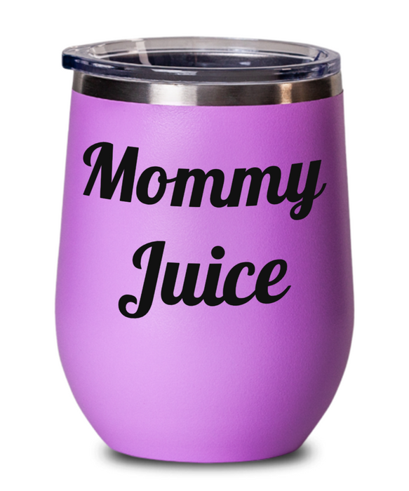 Mommy Juice Wine Glass, Stemless Wine Glass, Tumbler, For Mom, New Mom Gift