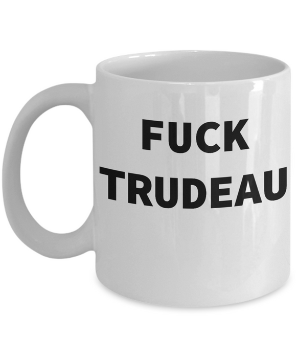 Fuck Trudeau Coffee Mug, Gift for Canadian, Conservative Party, Libertarian, Canada, Truckers