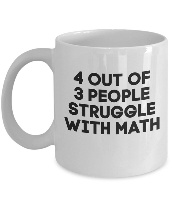 Funny Math Mug, Funny Math Teacher Mug, Math Mugs for Teachers Funny, Coffee Cup, Christmas, Birthday