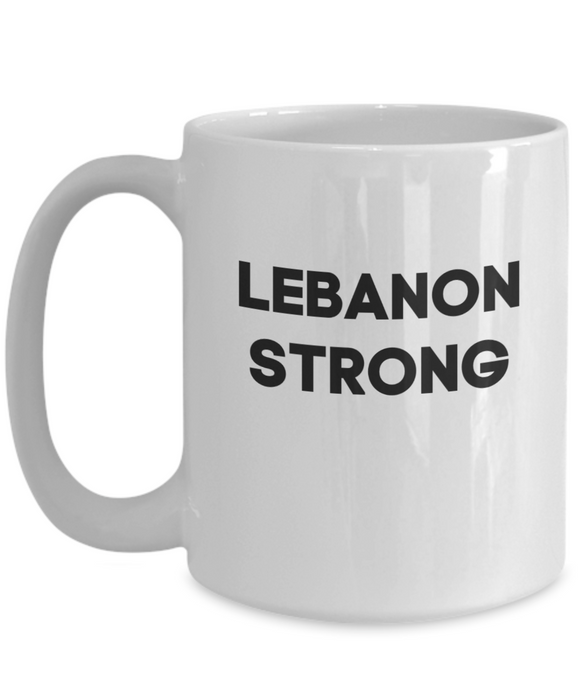 Lebanon Coffee Cup | Lebanese Coffee Mug | Lebanon Strong | Lebanese Flag