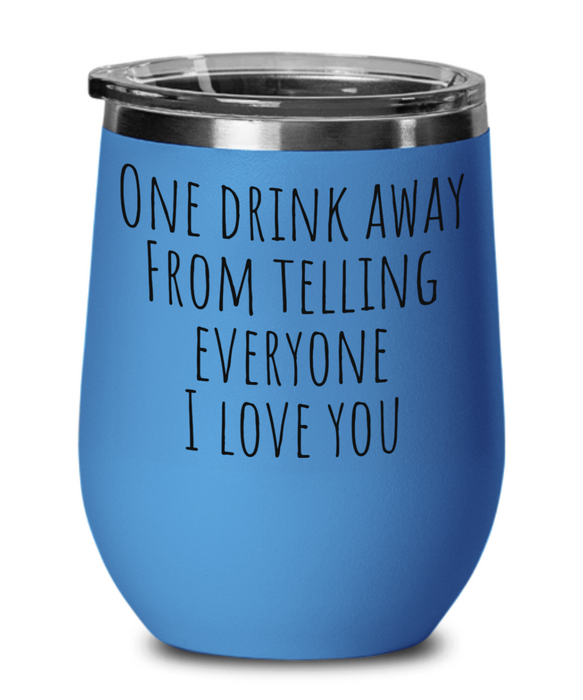 Funny Wine Glass, Funny Wine Tumbler, Birthday, Christmas, Sister, Mother, Daughter, In-Law, Funny Cup, Vodka, Alcohol, Drinking, Drunk