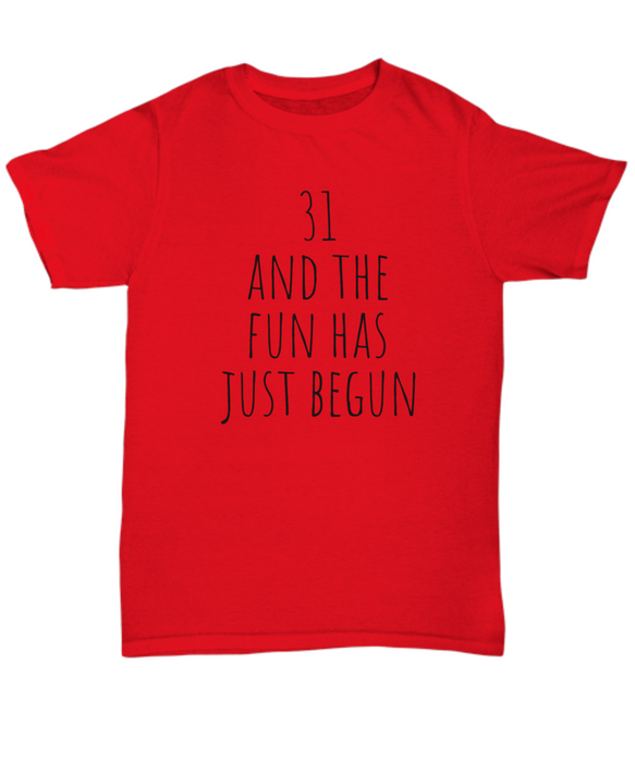 31st Birthday Shirt, Happy 31st birthday Shirt, 31st birthday T-Shirt, 31st Birthday Tee Shirt