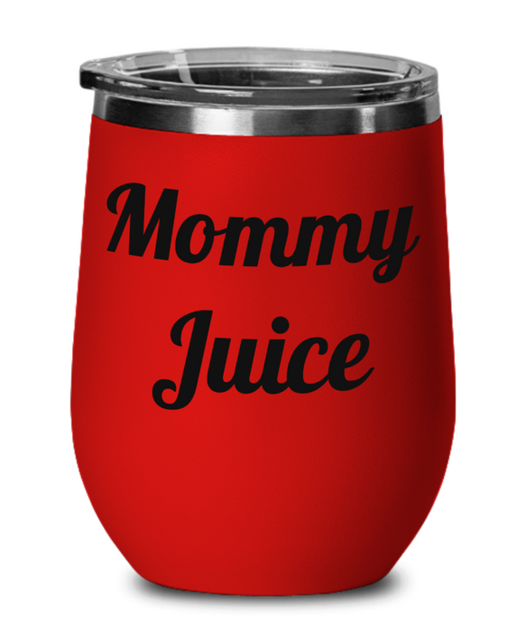 Mommy Juice Wine Glass, Stemless Wine Glass, Tumbler, For Mom, New Mom Gift