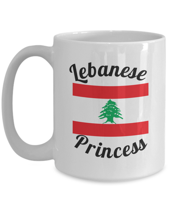 Lebanon Coffee Mug, Lebanese Gift - Lebanese Princess Coffee Mug