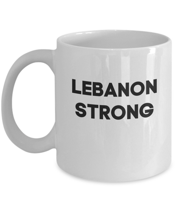 Lebanon Coffee Cup | Lebanese Coffee Mug | Lebanon Strong | Lebanese Flag