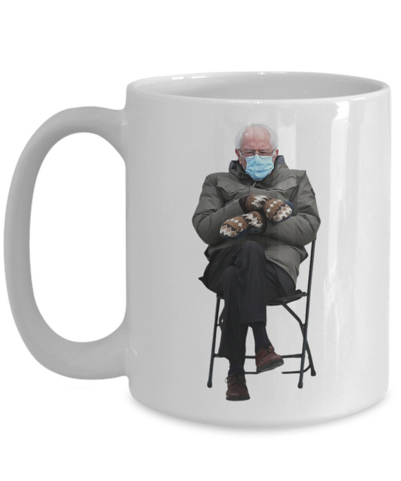 Bernie Sanders Mug, Coffee Cup, Inauguration, Democrat Glass, Socialist, Socialism