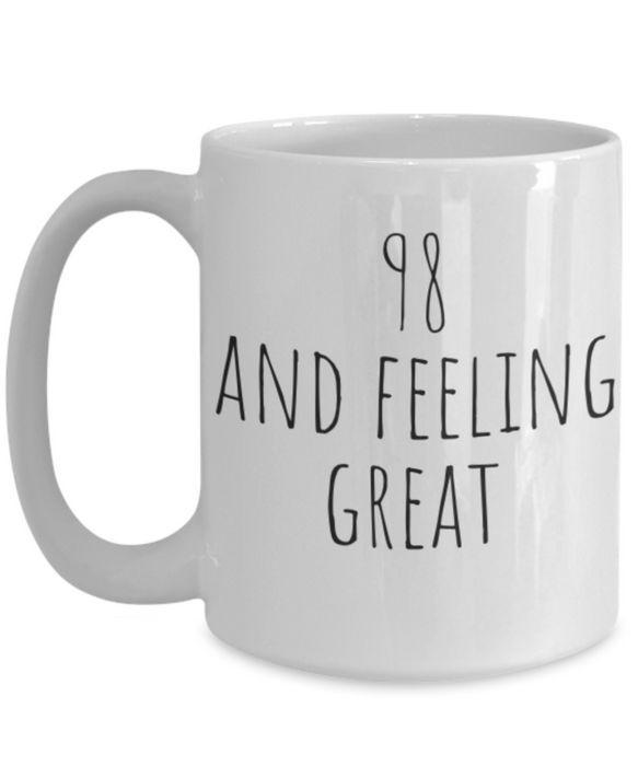 98th Birthday Mug, 98th Birthday Coffee Cup, 98th Birthday Coffee Mug, 98th Birthday Cups