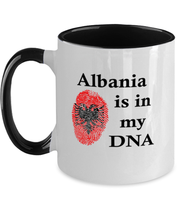 Albania is in my DNA, Albanian Coffee Mug, Gift for Albanian