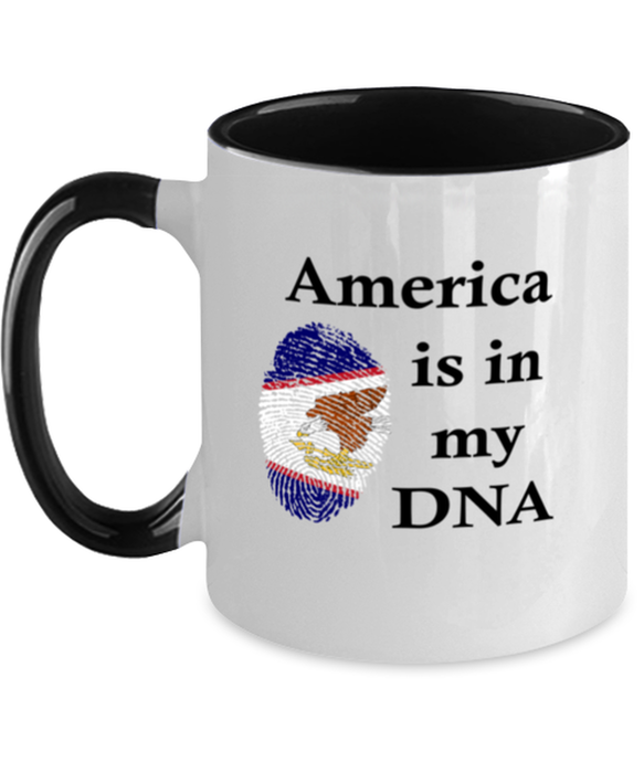 America is in my DNA, American Coffee Mug, Gift for American